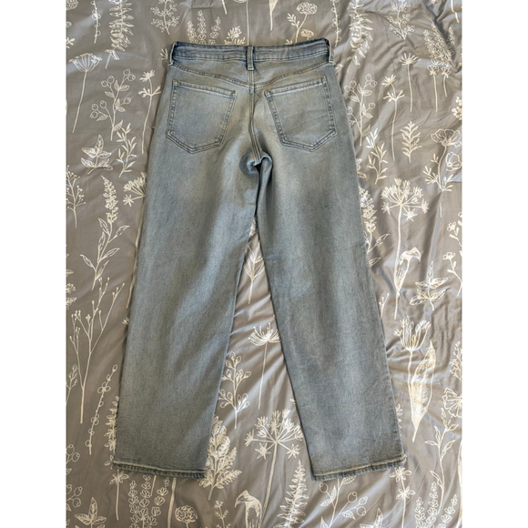 Women's Old Navy Light Blue High-Rise OG Loose Straight Leg Jeans Size 8 - Picture 5 of 9